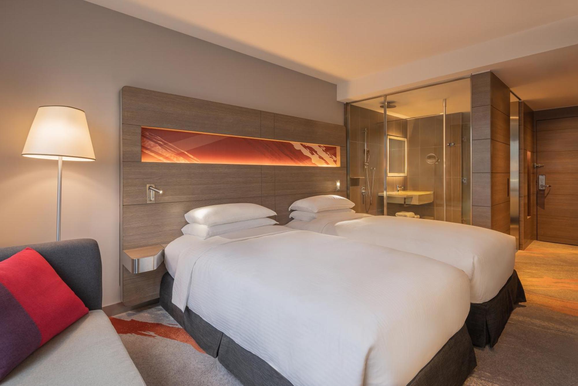 Готель Hyatt Regency Taoyuan International Airport Екстер'єр фото A room at the hotel